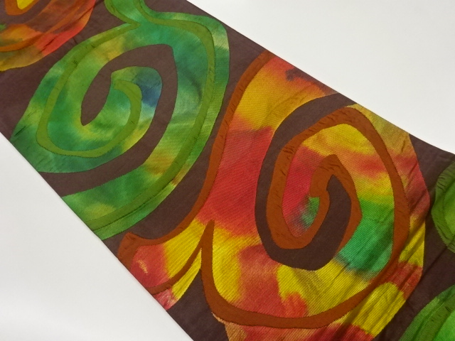 JAPANESE FUKURO OBI / WOVEN SPIRAL